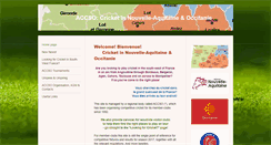 Desktop Screenshot of cricket-sw-france.org